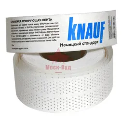 Лента бумажная для швов ГКЛ Knauf Курт 52мм (25м) с армирующими волокнами