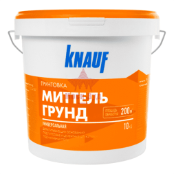 Грунтовка Кнауф Миттельгрунд 10кг 33шт/под
