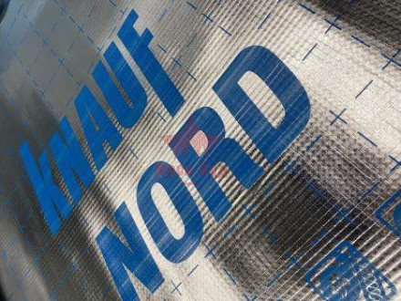KNAUF NORD Vapor Barrier-50, Пароизоляционная пленка (180пл.) Фольгированная (75м2)