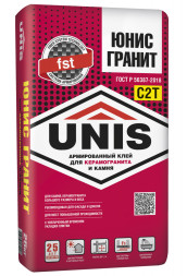 Клей для крупных плит Unis (Юнис Гранит)