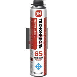 Пена монтажная профессиональная ТЕХНОНИКОЛЬ 65 MAXIMUM зимняя, 12*990гр.